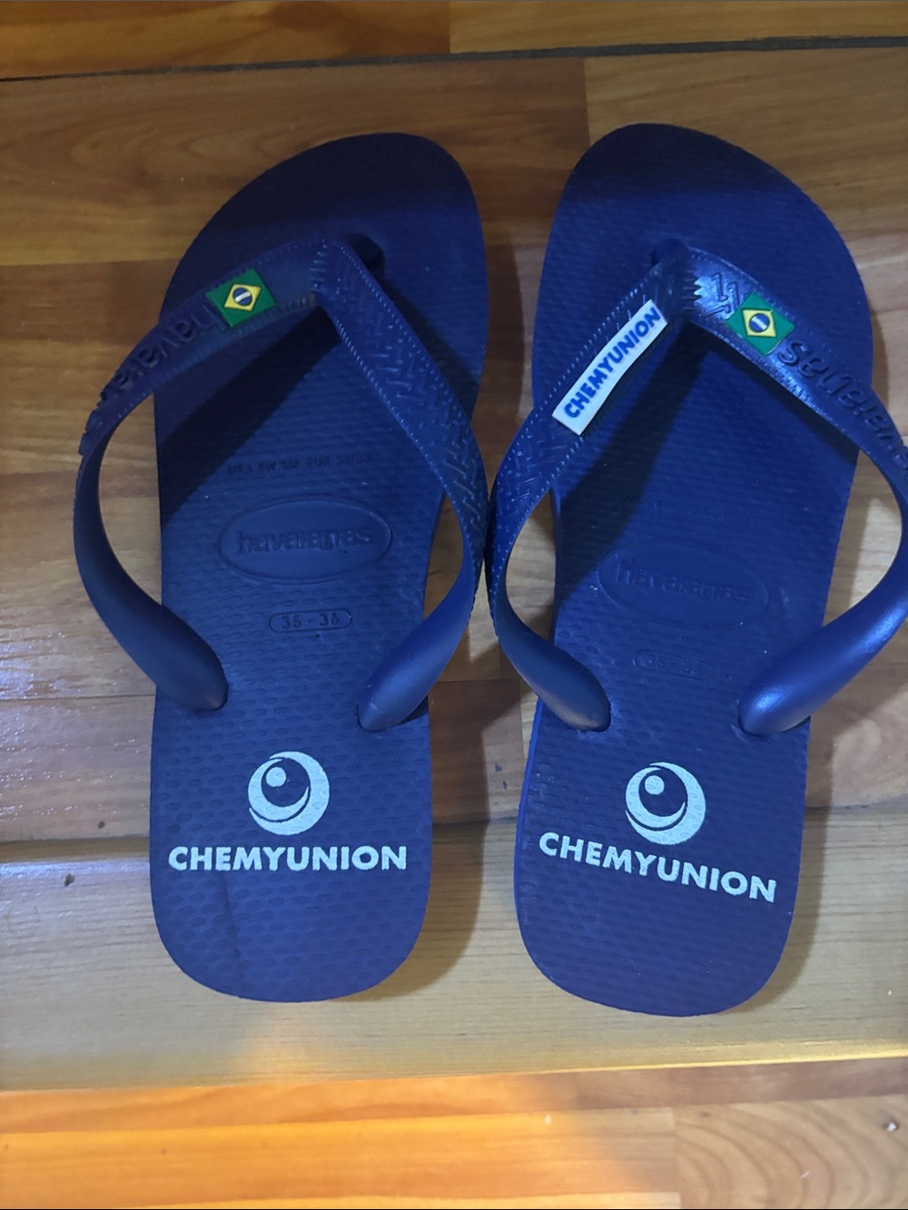 Kids' Navy Blue Flip Flops